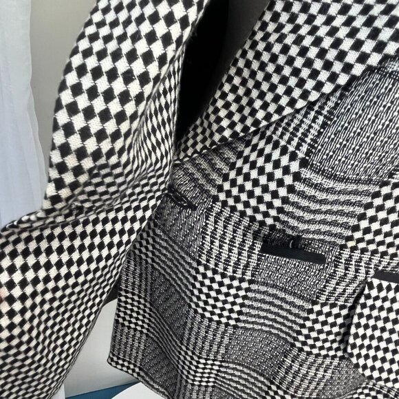 The Limited Blazer Jacket Checkered Gingham Vintage 80s 90s Ladies Size 8 USA - Picture 5 of 6